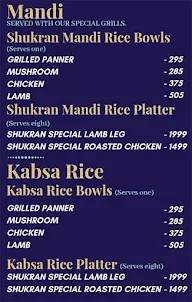 Habibi menu 3