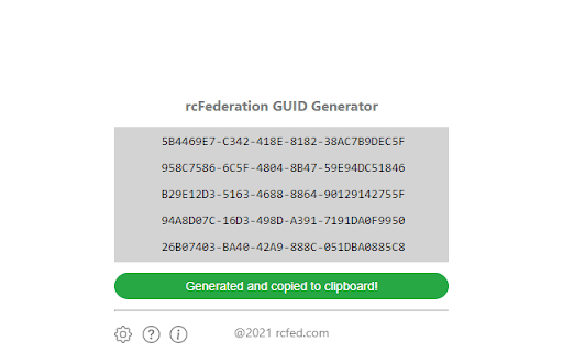 GUID Generator