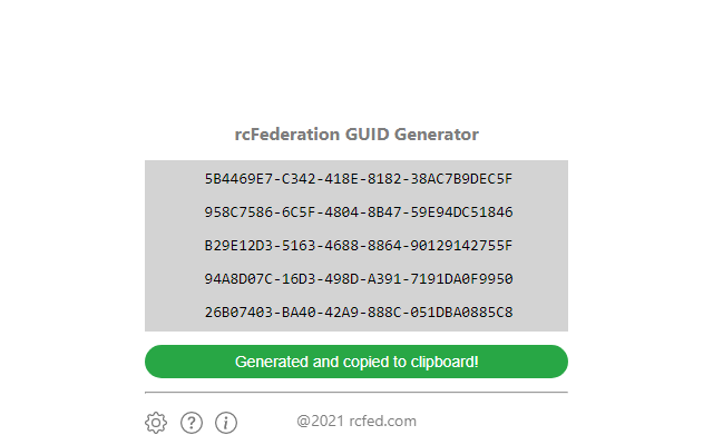 GUID Generator Preview image 0