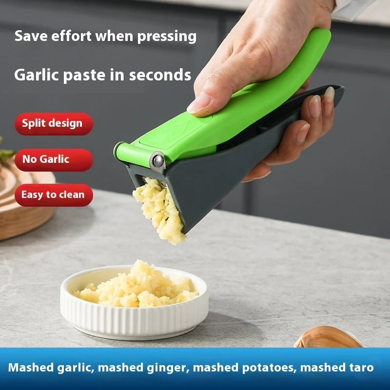 Prensa Ajos Manual Fabulosa para Machacar Ajo sin Esfuerzo, Diseño Ergonómico y Fácil Limpieza, Ideal para Cocinar