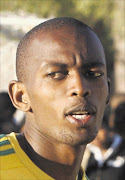 DIGGING IN: Sundowns midfielder Papi Zothwane