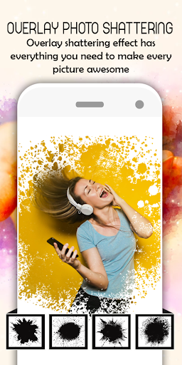 Shattering Effect - Overlay Photo editor