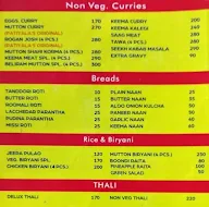 Patiyala's Tandoori Night menu 1