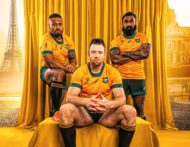 Australia's first jersey.