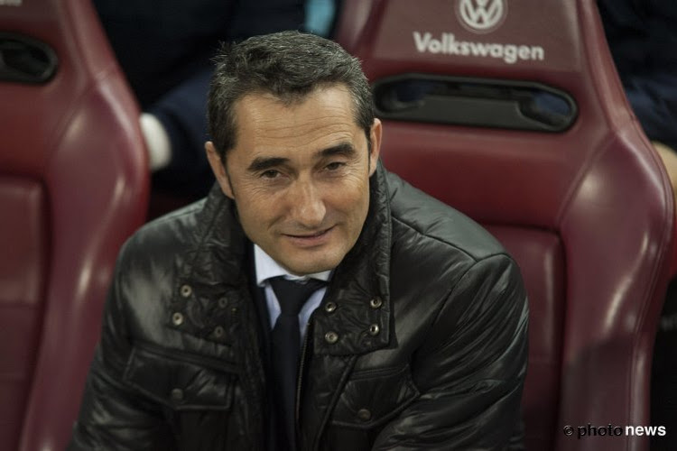 Le coach de Barcelone Ernesto Valverde calme le jeu