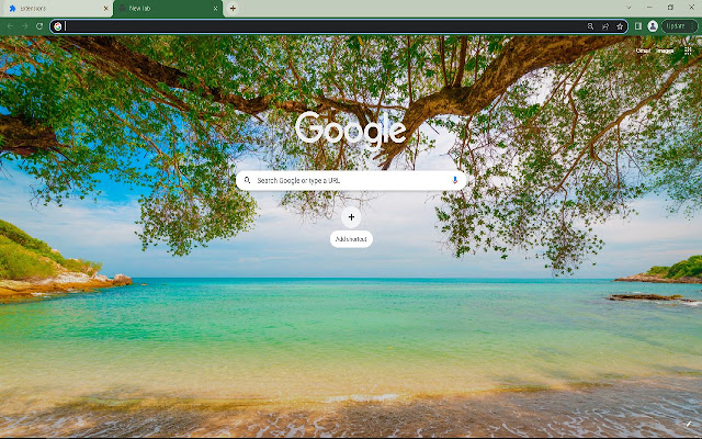 Sandy beach chrome extension