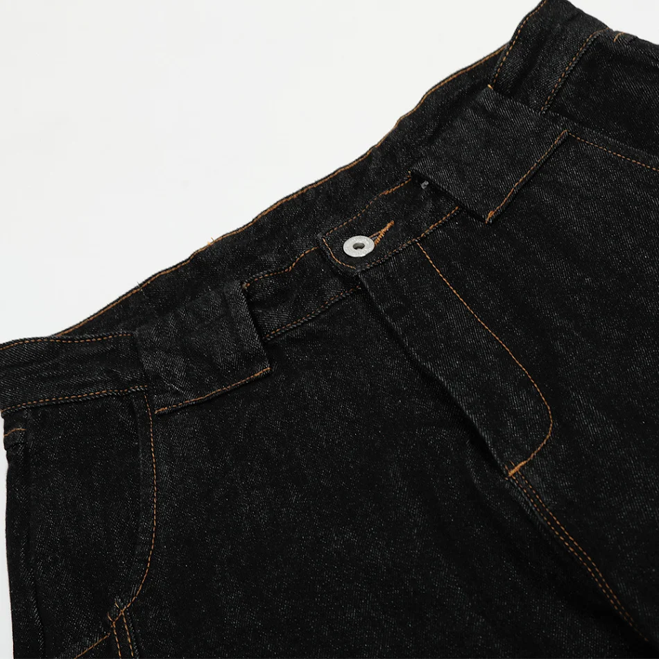 Pantaloni larghi donna tinta unita, lavati, stile casual e confortevole. Perfetti per un look rilassato e alla moda, ideali per ogni occasione.