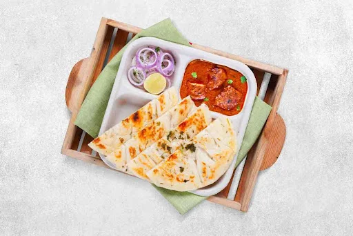 Chicken Tikka Masala Kulcha Thali (Meal)