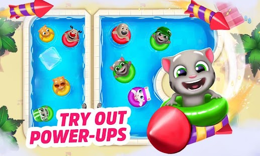 Talking Tom Pool Puzzle Game banner