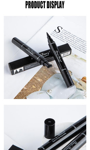Title 5, Two-in-One Seal Liquid Eyeliner Quick-drying Sm...
