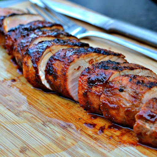 There is nothing quite as easy or delicious as Grilled Pork Tenderloin.  This dry rub sweet barbecue Grilled Pork Tenderloin is easy enough for a weeknight meal and fancy enough for company!! 