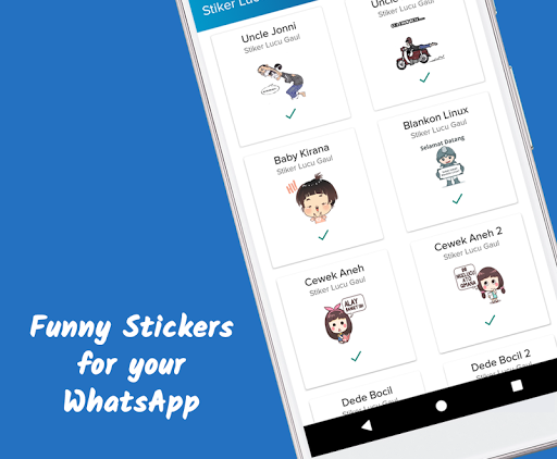  Stiker  Whatsapp Lucu Indonesia Moa Gambar