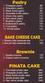 Royal Classic Bakers menu 2