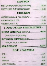 Taste Of Kolkata menu 5