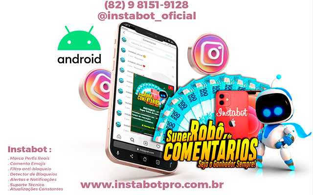 INSTABOT - Super Robô de Comentários OFICIAL