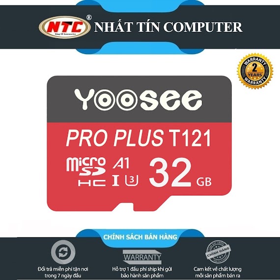 Thẻ Nhớ Microsdhc Yoosee Pro Plus 32Gb A1 U3 4K R95Mb/S W45Mb/S (Đỏ) - Chuyên Camera Và Điện Thoại