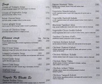 Swagath Bageecha menu 