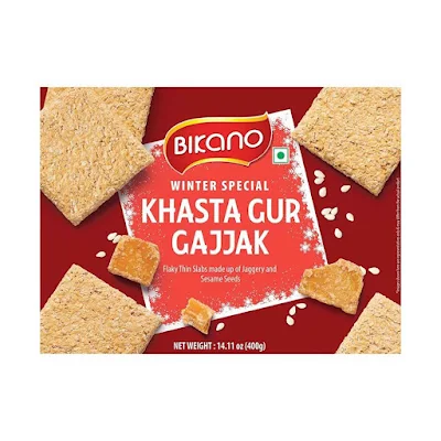 Bikano Khasta Gur Gajjak - 400 gm