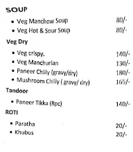 Food Corner menu 1