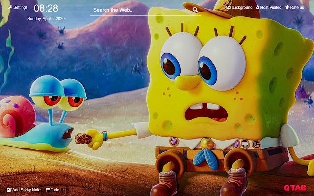 Spongebob movie Wallpapers HD for New Tab