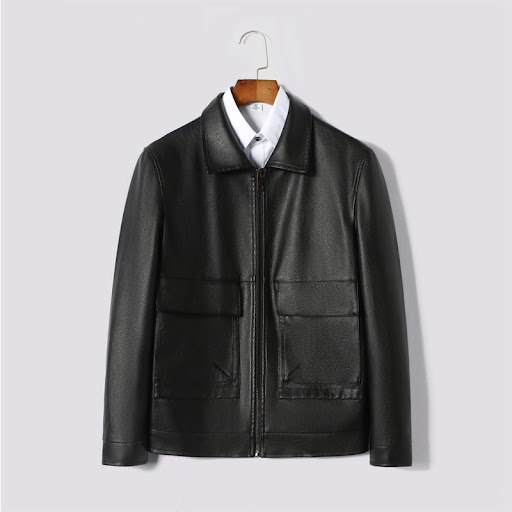 Title 4, Mens PU Leather Baseball Collar Jacket offers ...