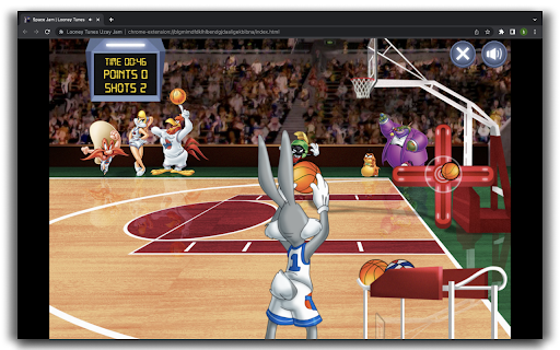 Looney Tunes Space Jam - Basketball Game