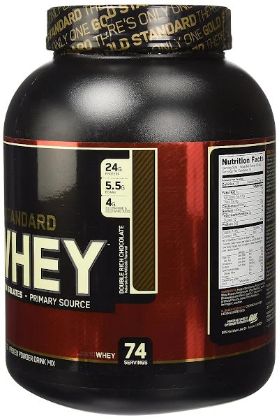 ON Gold Standard 100% Whey Powder Double Rich Chocolate 2 Lbs