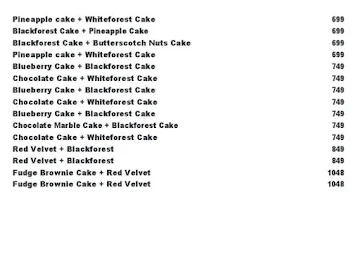 Cakeoclocks menu 