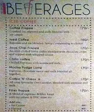 The Gallery Cafe menu 1