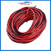 Cuộn 50 Mét Dây Điện Đôi Đen Đỏ Đủ Loại 18Awg Đến 26Awg Lõi 0.2Mm, 0.3Mm, 0.5Mm, 0.75Mm