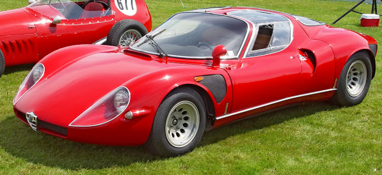 Alfa's supercar will reportedly take its name and styling cues from the Alfa 33 Stradale of the 1060s. Picture: SERIOUSWHEELS.COM