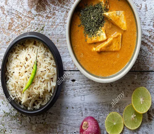 Shahi Paneer + Rice + Raita Combo