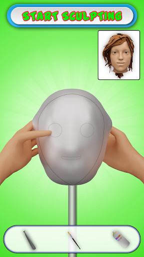 Screenshot Face Sculpt 3D: Clay Games