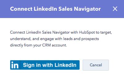 Hubspot Login using LinkedIn as Identity Provider