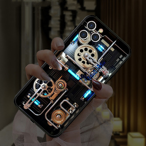 Title 2, Incoming Light Emitting Glass Phone Case Protec...