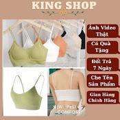 Áo Bra Nữ Nâng Ngực Chất Thun Tăm Thoải Mái Sexy Cá Tính Kèm Mút 7704