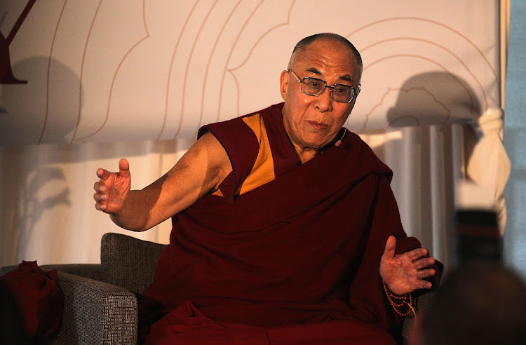 The statement said the Dalai Lama leader “often teases people he meets in an innocent and playful way, even in public and before cameras. He regrets the incident”. Picture: HAMISH BLAIR