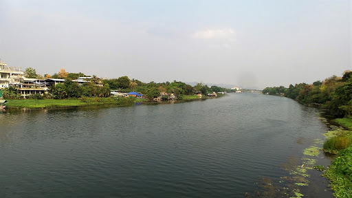 A bridge over a river in Thailand 2016