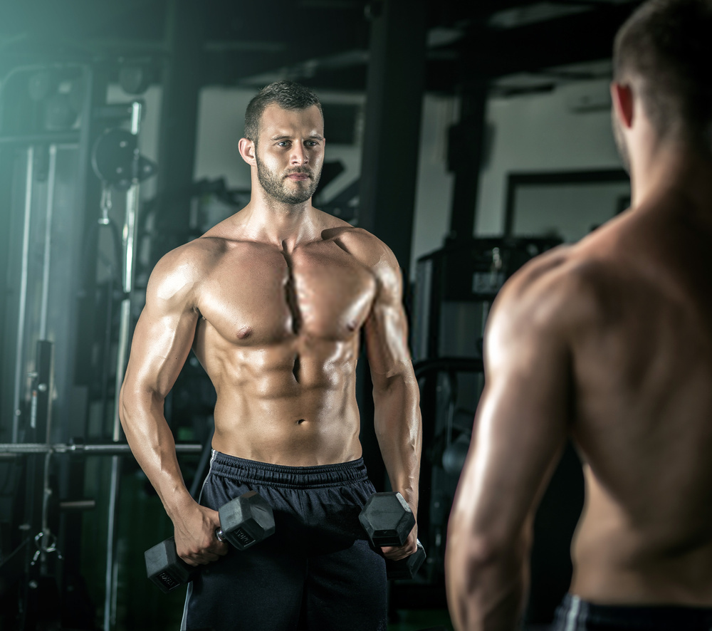 gym wall mirror