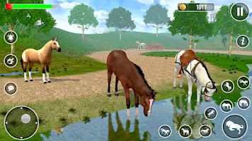 Horse Family Animal Simulation 3D - Jogo Gratuito Online