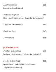 Pizza Cafe menu 2