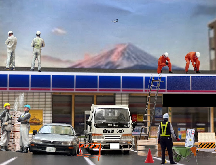 カローラツーリングの5月もよろしくお願いします・いつもイイネ&コメントありがとうございます🙇‍♂️・加工こそが生き甲斐・近場シリーズ・富士山とコンビニ🏪に関するカスタム事例の投稿画像11枚目