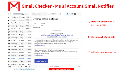 Gmail Checker - Multi Account Gmail Notifier