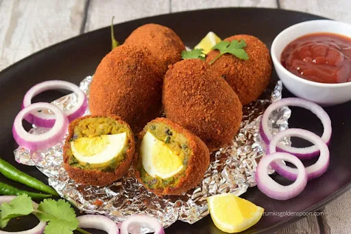 Egg Chicken Kheema Devil (2pc)