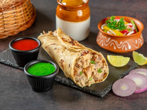 Chicken Malai Tikka Paratha Roll