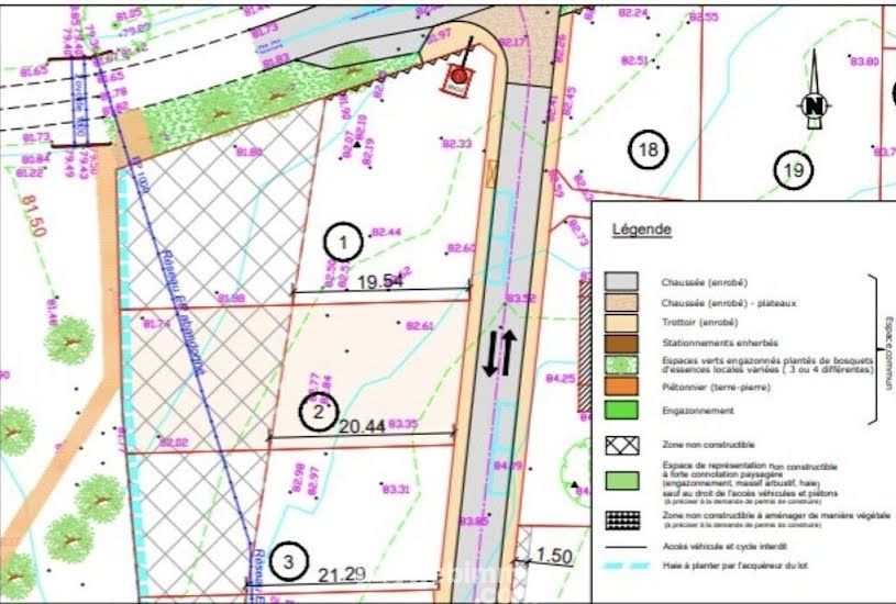  Vente Terrain à bâtir - à La Renaudière (49450) 