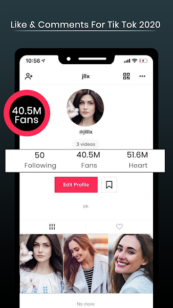 Likes &amp; Followers For Tiktok 2020