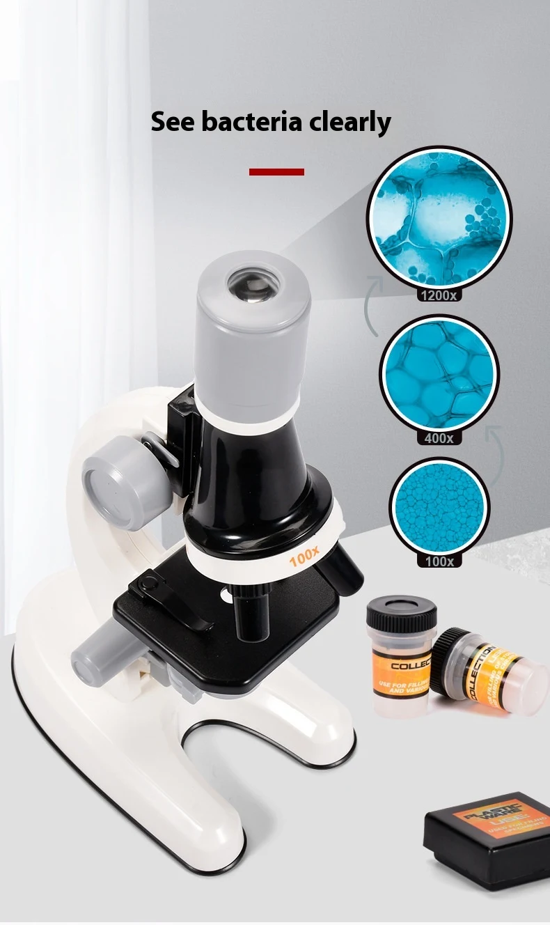 Title 3, Childrens Microscope Scientific Biological Spe...