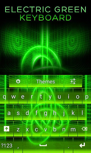 Electric Green Keyboard