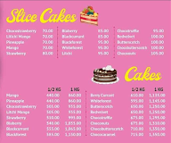 CK's Bakery menu 1